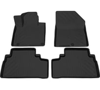 Салонный полиуретановый коврик REZKON для Kia Sorento Prime 15-20 черный 0521025300