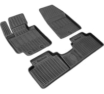 Салонный полиуретановый коврик REZKON для Kia Soul 14-19 черный 0521030200