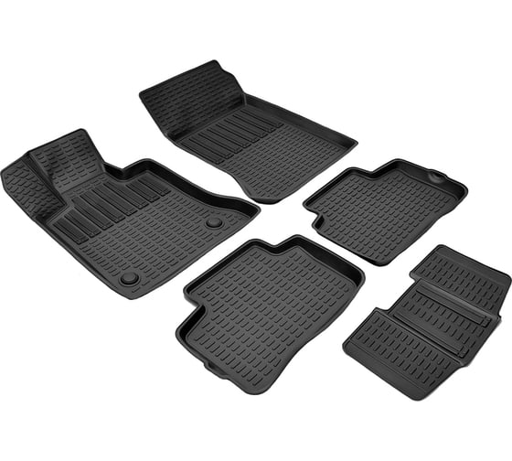 Салонный полиуретановый коврик REZKON для Mercedes-Benz GLK X204 08-15 черный 0546025100 1