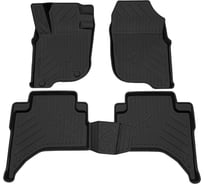 Салонный полиуретановый коврик REZKON для Mitsubishi L200 15-Н.В. черный 0524030100