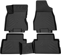 Салонный полиуретановый коврик REZKON для Nissan X-Trail 07-15 черный 0525035200