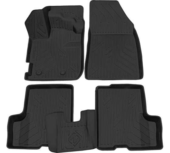 Салонный полиуретановый коврик REZKON для Renault Duster 21-Н.В. черный 0529050400