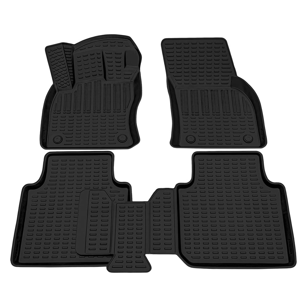 Салонный полиуретановый коврик REZKON для Skoda Kodiaq 17-Н.В. черный ...