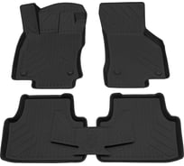 Салонный полиуретановый коврик REZKON для Skoda Octavia A8 20-Н.В. черный 0530010400