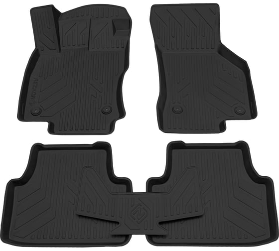 Салонный полиуретановый коврик REZKON для Skoda Octavia A8 20-Н.В. черный 0530010400 1