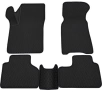 Салонные коврики REZKON 3D EVA Ромб резиновые, черные, для LADA Niva Travel-Chevrolet Niva 2123, 9239040101