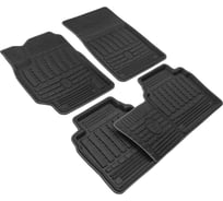 Салонные коврики REZKON 3D Evaplast ворсовые, черные, для Toyota Camry 11-18 4534010200