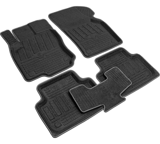 Салонные коврики REZKON 3D Evaplast ворсовые, черные, для Volkswagen Tiguan 17-Н.В. 4535025200