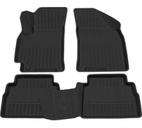 Салонные коврики REZKON полиуретановые, черные, для Chevrolet Aveo 03-12 0512005100