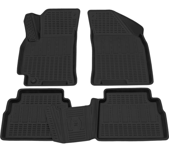 Салонные коврики REZKON полиуретановые, черные, для Chevrolet Lacetti 04-13 0512025100 1