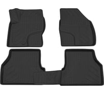 Салонные коврики REZKON полиуретановые, черные, для Ford Focus II 08-11 0516010100