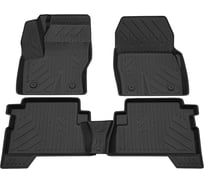 Салонные коврики REZKON полиуретановые, черные, для Ford Kuga II 12-19 0516020100