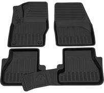 Салонные коврики REZKON полиуретановые, черные, для Ford Focus III 11-19 0516010200