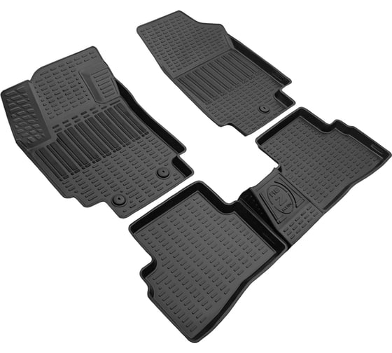 Салонный полиуретановый коврик REZKON для Hyundai Creta 16-21 черный 0520065100 1