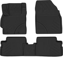 Салонный полиуретановый коврик REZKON для Toyota Corolla 07-13 черный 0534015100