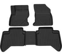 Салонный полиуретановый коврик REZKON для Toyota Fortuner 17-Н.В. черный 0534045150