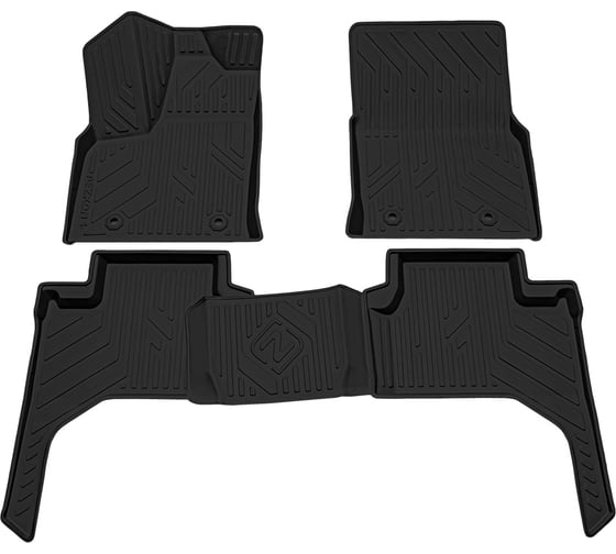Салонный полиуретановый коврик REZKON для Toyota Land Cruiser 300, 21-Н.В. черный 0534025300 1