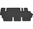 Салонный полиуретановый коврик REZKON для Volkswagen T5 03-15 2-й ряд черный 0535045110 1