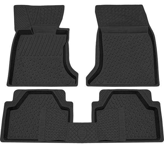 Салонный резиновый коврик REZKON для BMW X1 E84 09-15 12-Н.В. черный 1010015100 1