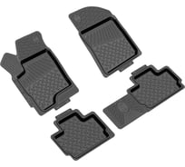 Салонный резиновый коврик REZKON для Chery Bonus 11-14 черный 1011010100