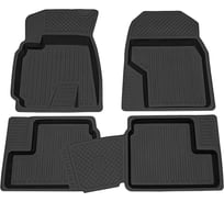 Салонный резиновый коврик REZKON для Chery Tiggo 05-13 черный 1011020200