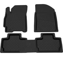 Салонный резиновый коврик REZKON для Chery Tiggo 2 17-Н.В. черный 1011025100
