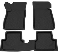 Салонный резиновый коврик REZKON для Chevrolet Aveo 12-15 черный 1012005200