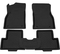 Салонный резиновый коврик REZKON для Chevrolet Cruze 09-15 черный 1012020100