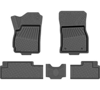 Салонный резиновый коврик REZKON для Chevrolet Orlando 12-15 черный 1012040100