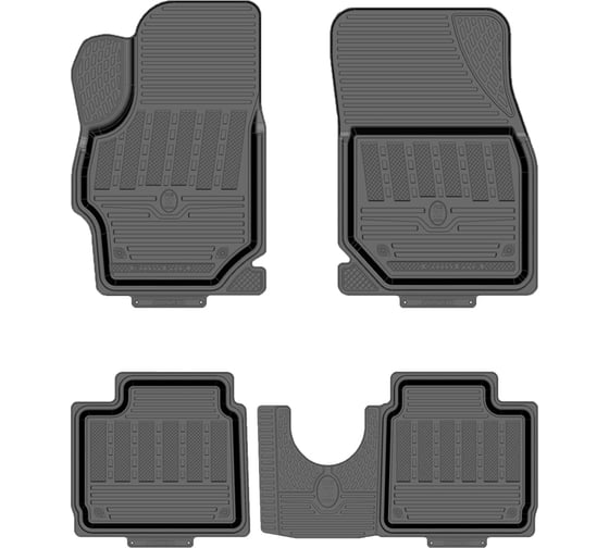 Салонный резиновый коврик REZKON для Citroen C-Elysee 13-Н.В. черный 1013015100 1