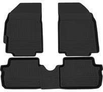 Салонный резиновый коврик REZKON для Chevrolet Spark 15-Н.В. черный 1012045100