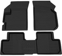 Салонный резиновый коврик REZKON для Daewoo Matiz 98-15 черный 1014010100