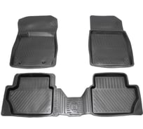 Салонный резиновый коврик REZKON для Ford Fiesta 08-15 черный 1016005100