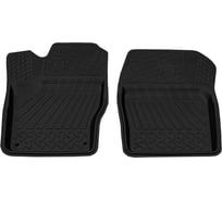 Салонный резиновый коврик REZKON для Citroen Jumper 12-Н.В. Ford Focus III 11-19 передний ряд сидений, черный 1516010200