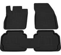 Салонный резиновый коврик REZKON для Ford Mondeo 15-19 черный 1016025200