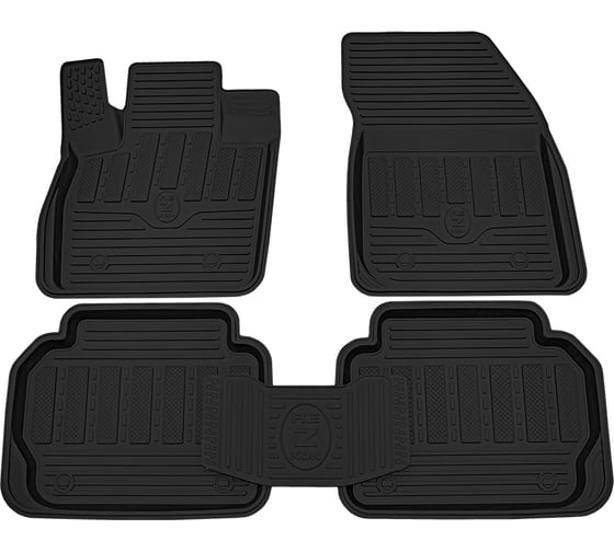 Салонный резиновый коврик REZKON для Ford Mondeo 15-19 черный 1016025200 1