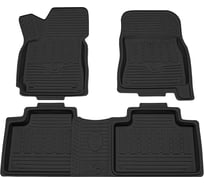Салонный резиновый коврик REZKON для Geely Emgrand X7 13-18 черный 1017010100