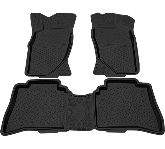 Салонный резиновый коврик REZKON для Great Wall Hover H3-H5 10-14 черный 1018005100 1