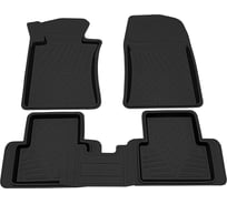 Салонный резиновый коврик REZKON для Honda Accord 08-12 черный 1019005100