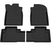 Салонный резиновый коврик REZKON для Honda CR-V 12-17 черный 1019015200