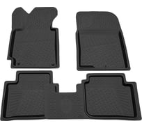 Салонный резиновый коврик REZKON для Hyundai Elantra 11-16 черный 1020015200