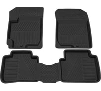 Салонный резиновый коврик REZKON для Hyundai Elantra XD 01-07 черный 1020015300