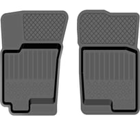 Салонный резиновый коврик REZKON для Hyundai Getz 03-10 передний ряд сидений, черный 1520020100