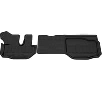 Салонный резиновый коврик REZKON для Hyundai HD 72-78 00-Н.В. черный 1020070100