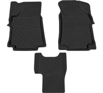 Салонный резиновый коврик REZKON для Hyundai H1-STAREX 07-Н.В. черный 1020005100