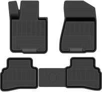 Салонный резиновый коврик REZKON для Hyundai Tucson 04-10 черный 1020060100