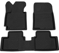 Салонный резиновый коврик REZKON для Kia Ceed 12-18 черный 1021005200