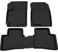 Салонный резиновый коврик REZKON для Kia Ceed 06-12 черный 1021005100