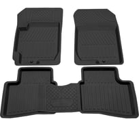 Салонный резиновый коврик REZKON для Kia Cerato 08-13 черный 1021010100