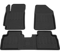 Салонный резиновый коврик REZKON для Kia Cerato 18-Н.В. черный 1021010300